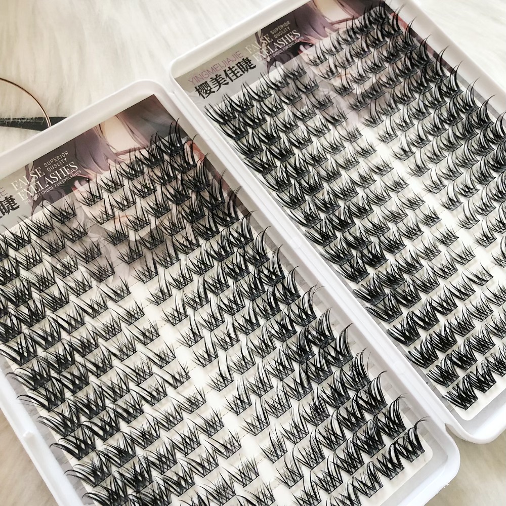 Eyelash Extension No 9 - Fluffy Cluster Natural False Eyelashes no