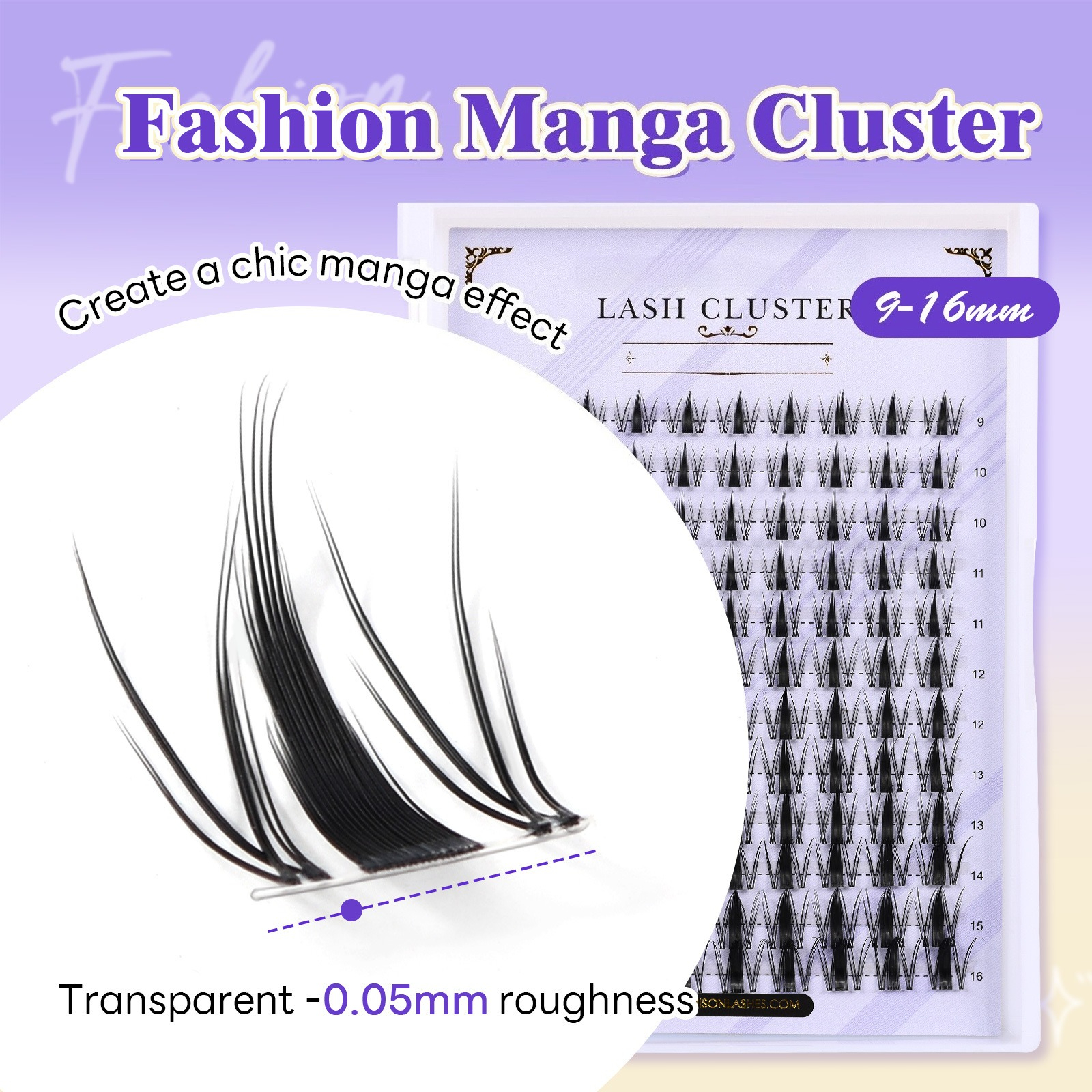 Lashes Clusters Natural C Curl - Eyelash Extension No 9 recensione e prezzo