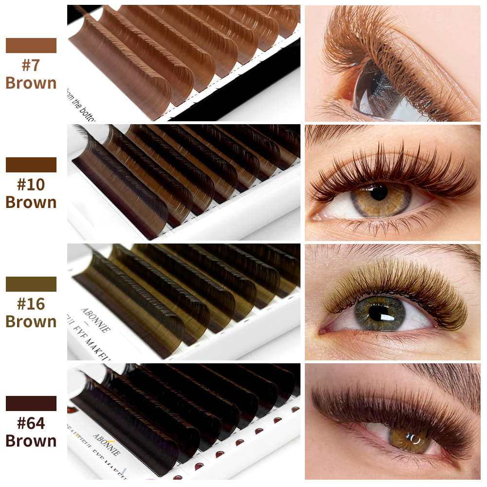 Abonnie Brown Individual Eyela - Eyelash Extension Wet Look recensione e prezzo