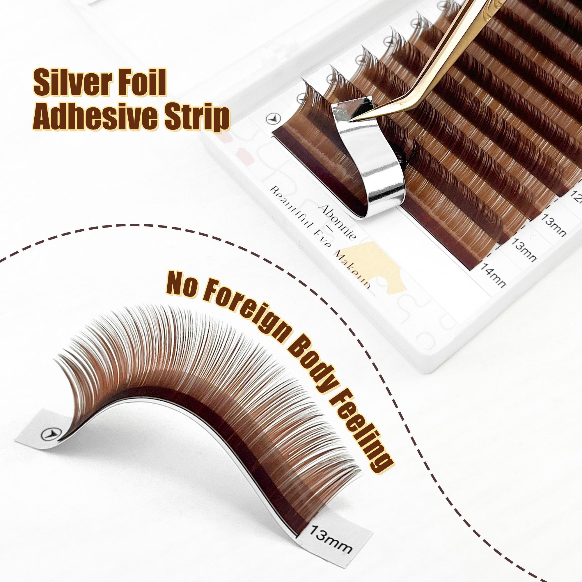 Abonnie Brown Individual Eyela - Eyelash Extension Wet Look recensione e prezzo