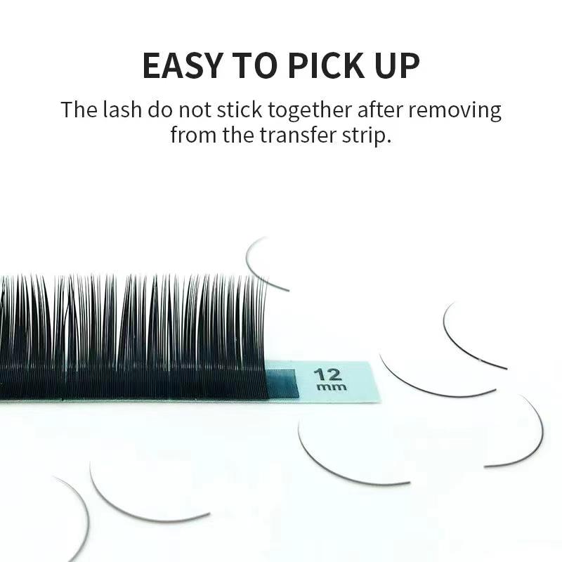 NATUHANA Korea PBT 16Rows B C  - Eyelash Extension Wet Look recensione e prezzo
