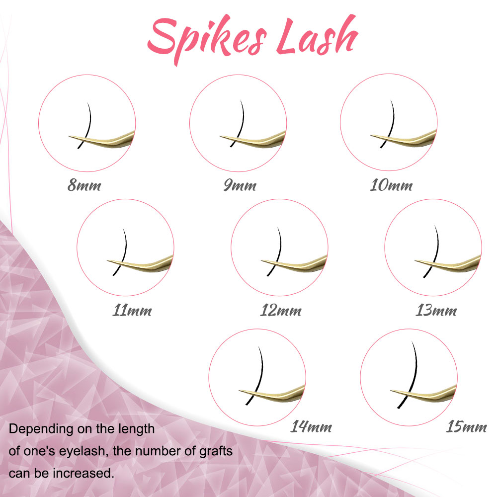 120Fans Premade Spikes Lashes  - Eyelash Extension Wet Look recensione e prezzo