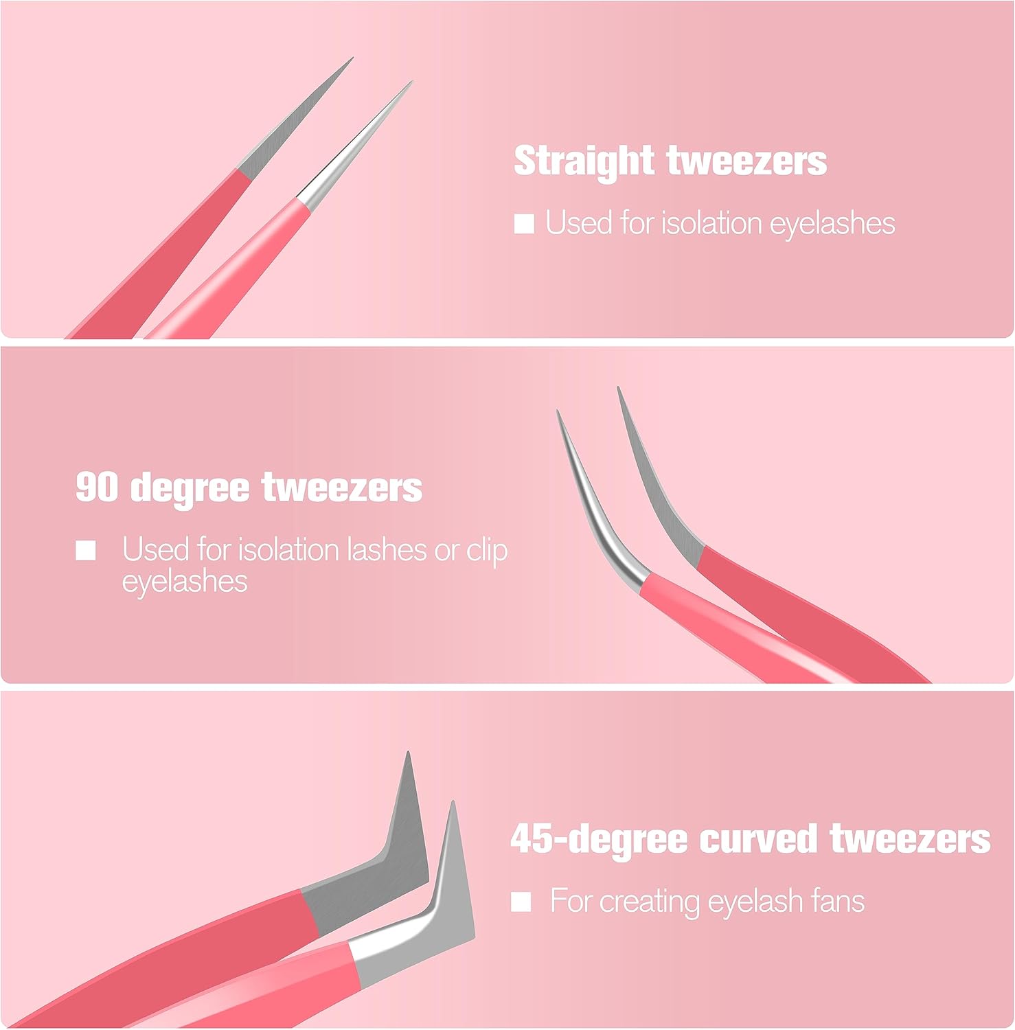 High Precision Eyelash Extensi - Isolation Tweezer Curved recensione e prezzo
