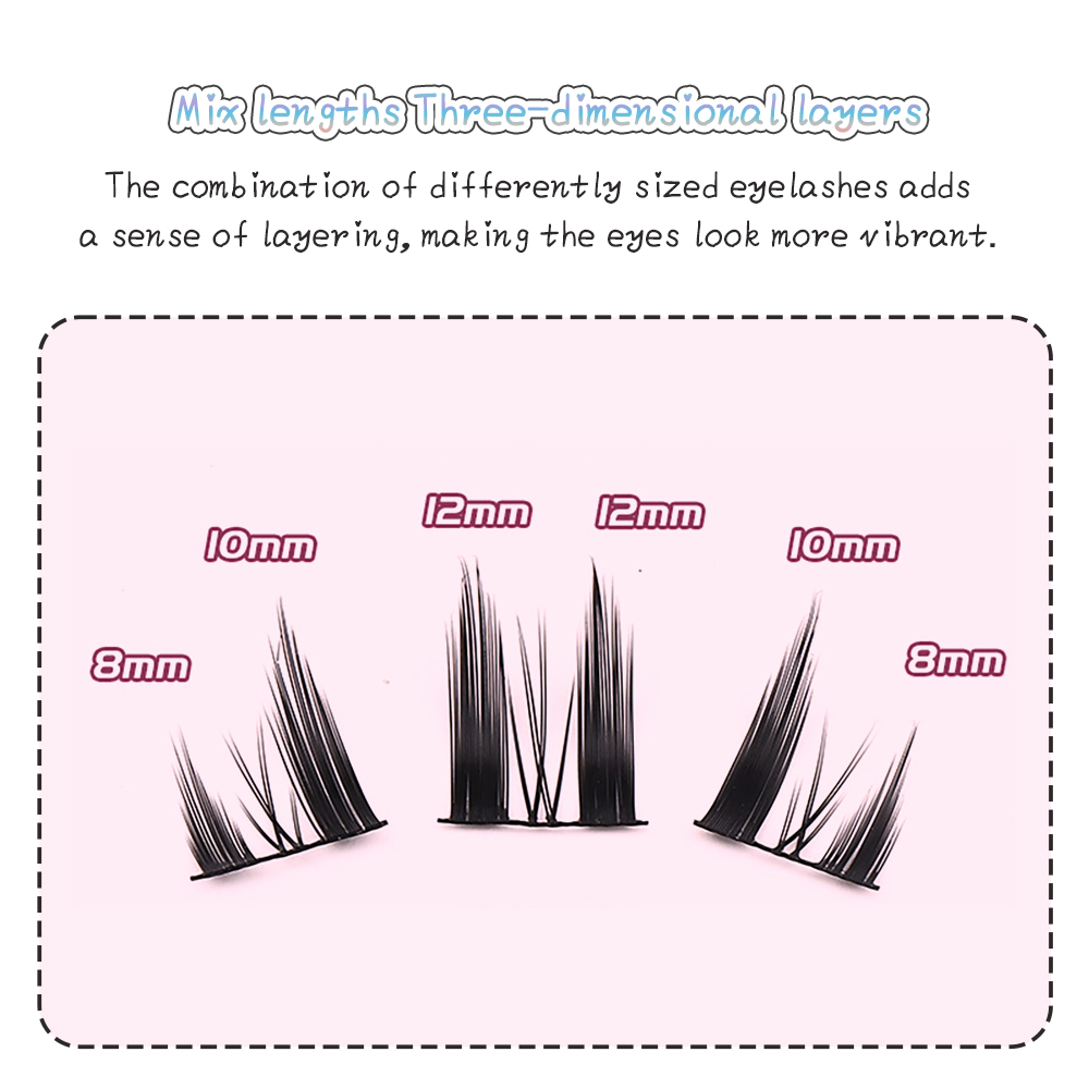 Yelix Cluster Manhua Lash Larg - Eyelash Extension For Men recensione e prezzo