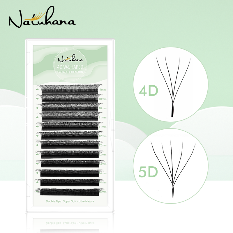 NATUHANA W-Shaped 4D 5D Volume - Eyelash Extension Wet Look recensione e prezzo