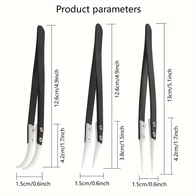 Ceramic antistatic tweezers, i - Isolation Tweezer Curved recensione e prezzo