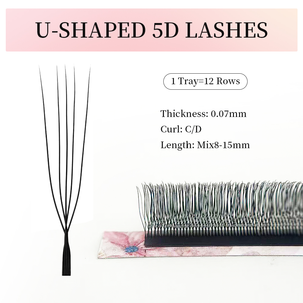 U Shaped YY 3DW 4DW 5DW Eyelas - Eyelash Extension Yelix recensione e prezzo
