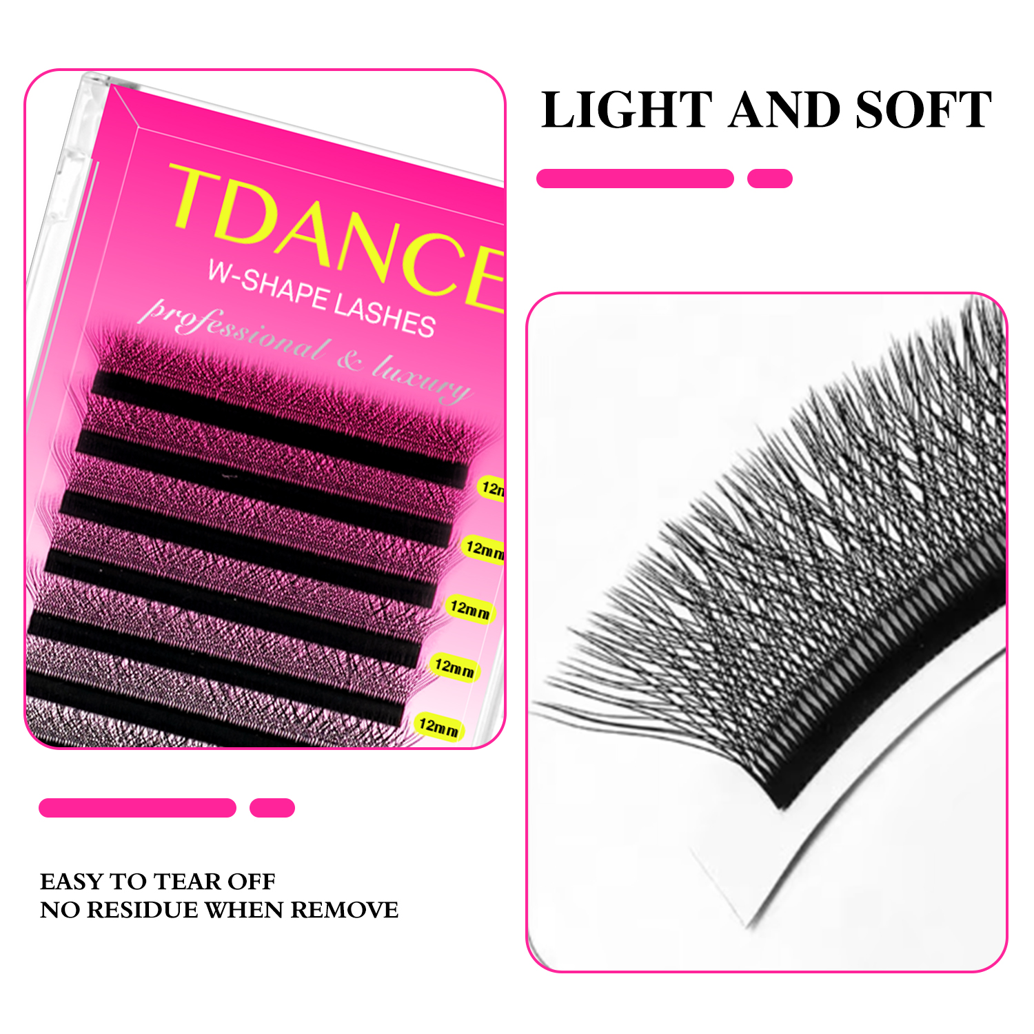 TDANCE 3D 4D 5D 6D Premade Fan - Eyelash Extension Yy recensione e prezzo