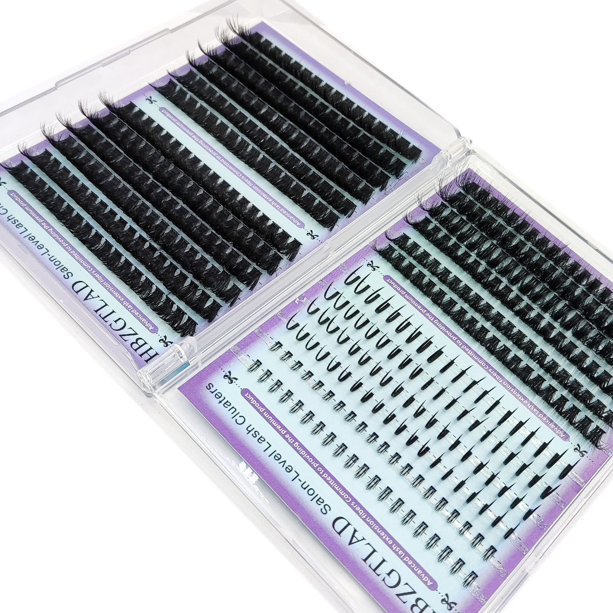 New 24Rows 60D-180D Lash Spike - Eyelash Extension Wet Look recensione e prezzo