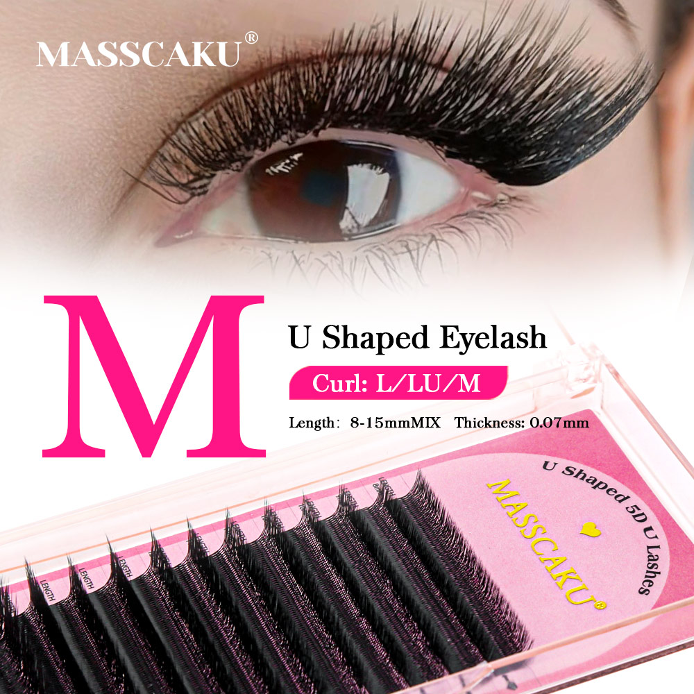 MASSCAKU 3D 4D 5D L/LU/M U-Sha - Eyelash Extension Yelix recensione e prezzo