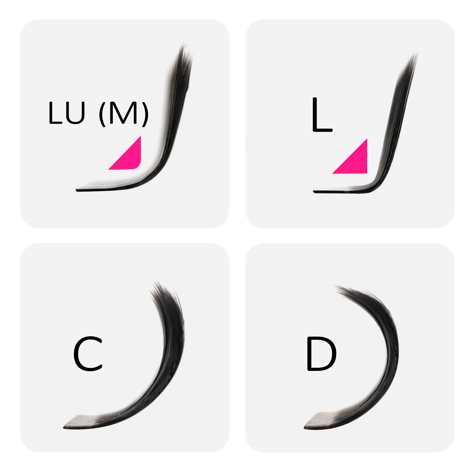 MASSCAKU 3D 4D 5D L/LU/M U-Sha - Eyelash Extension Yelix recensione e prezzo
