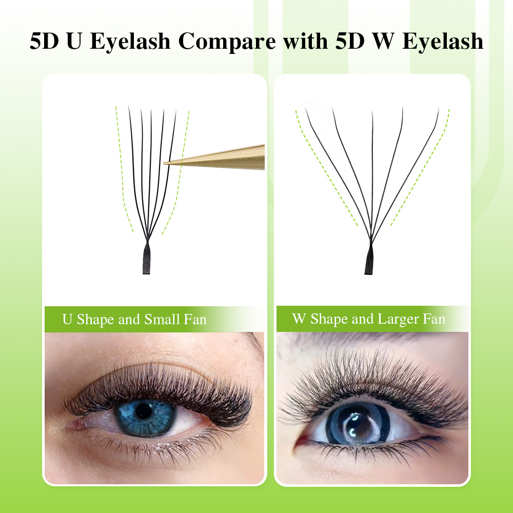 NAGARAKU U Shape 3D/4D/5D Soft - Eyelash Extension Yy recensione e prezzo