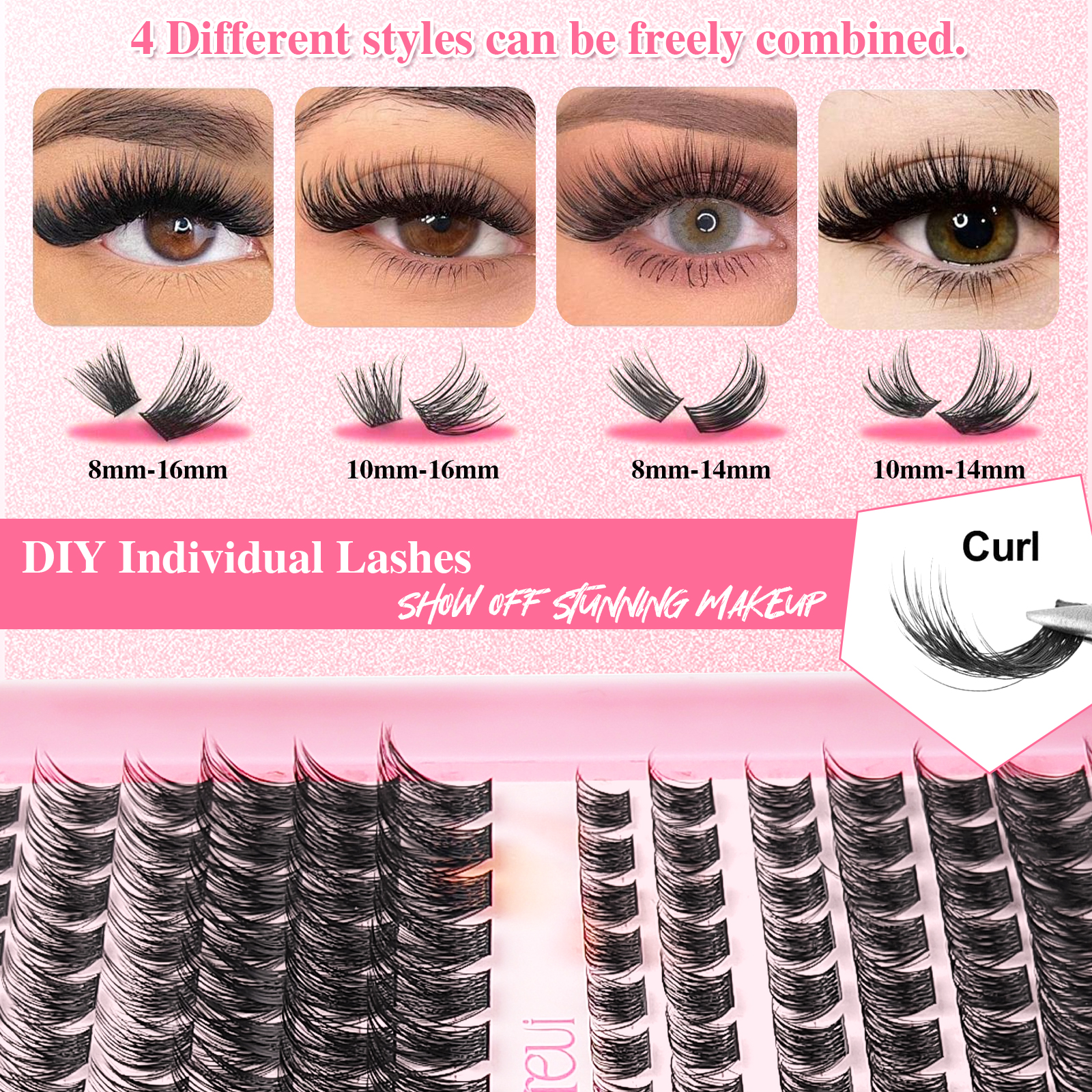 60D 80D DIY Lash Extension Kit - Lash Extension Tweezers recensione e prezzo