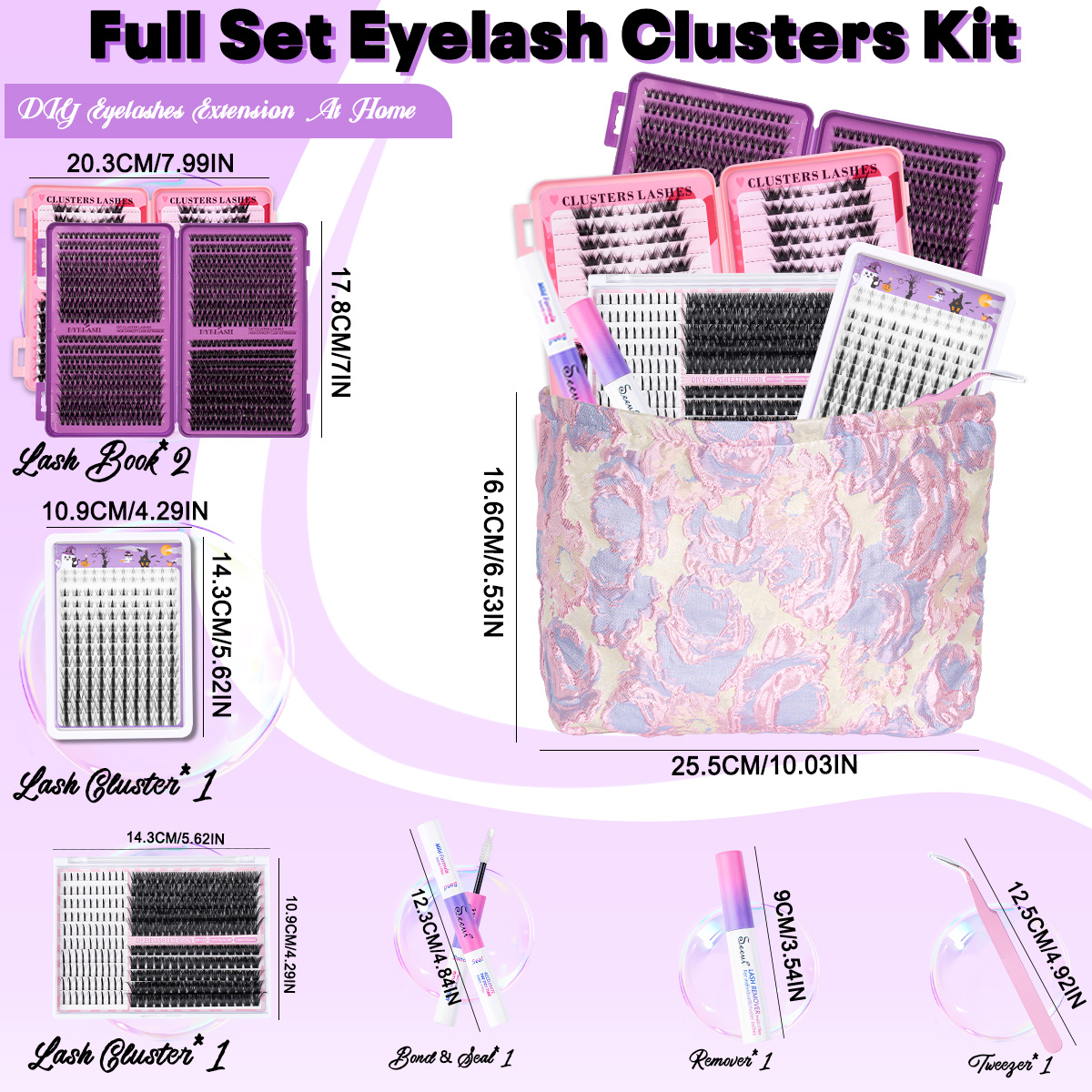 DIY Cluster Lashes Kit Individ - Lash Extension Tweezers recensione e prezzo