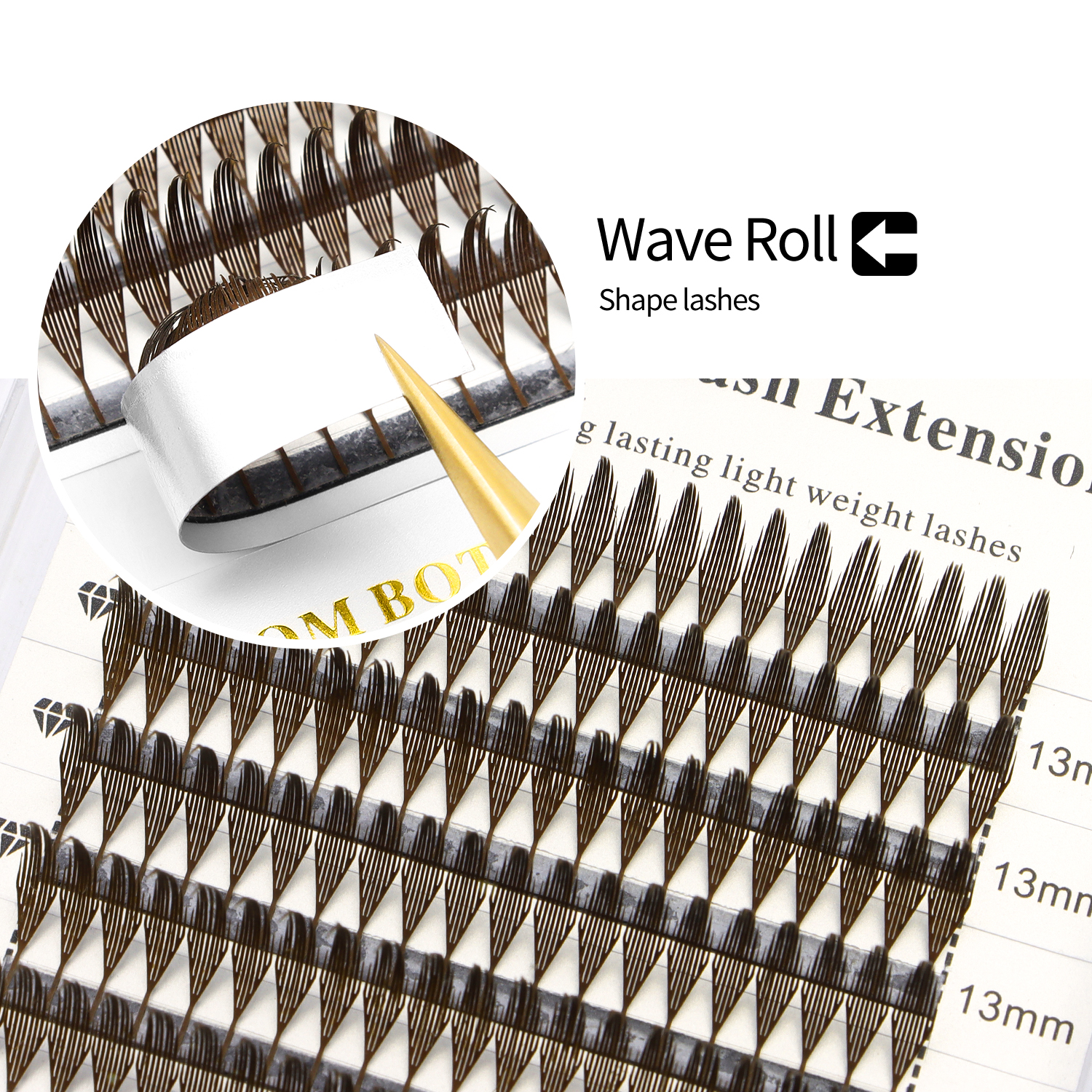 XIUSUZAKI Brown Comic Spire La - Eyelash Extension Wet Look recensione e prezzo