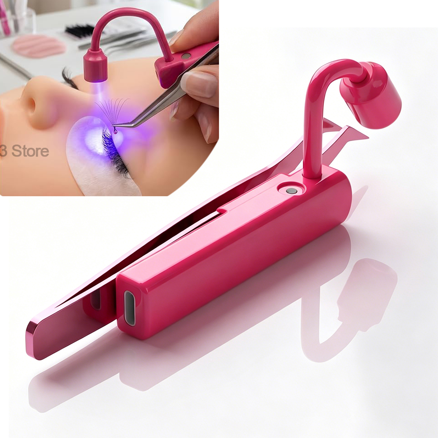 Mini UV Lash Light 180° Rotati - Lash Extension Tweezers recensione e prezzo