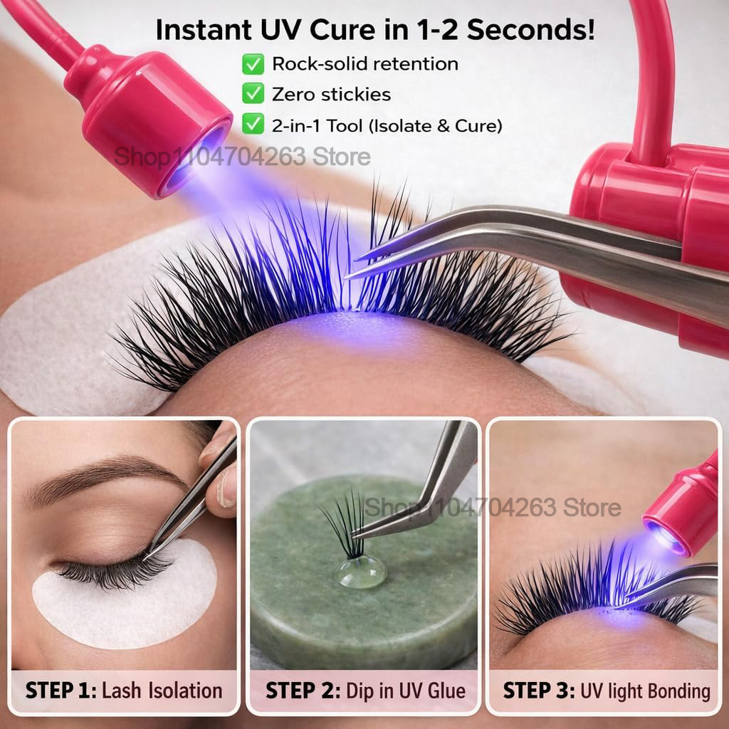 Mini UV Lash Light 180° Rotati - Lash Extension Tweezers recensione e prezzo