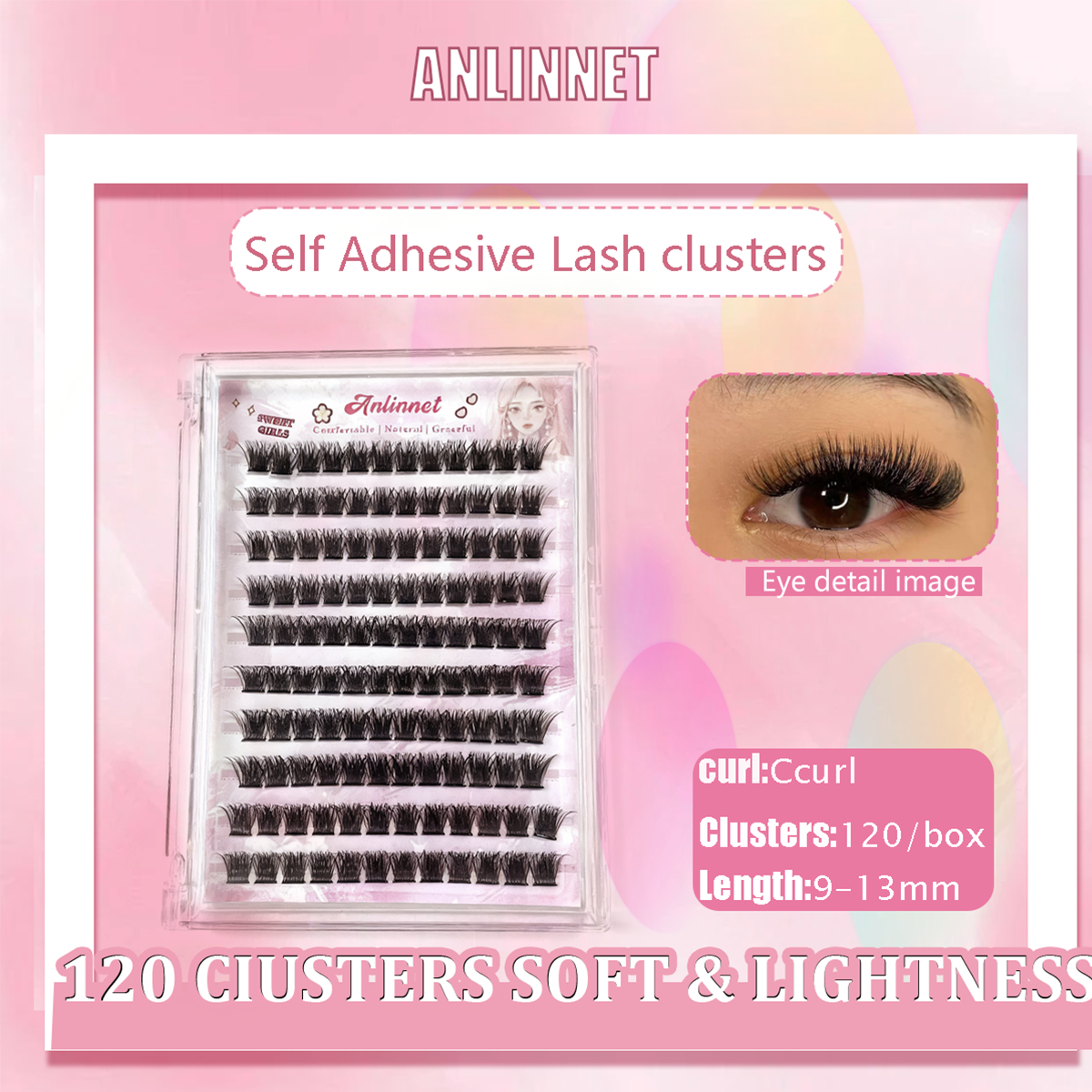 10 Rows Ultra-light Natural Lo - Eyelash Extension No 9 recensione e prezzo