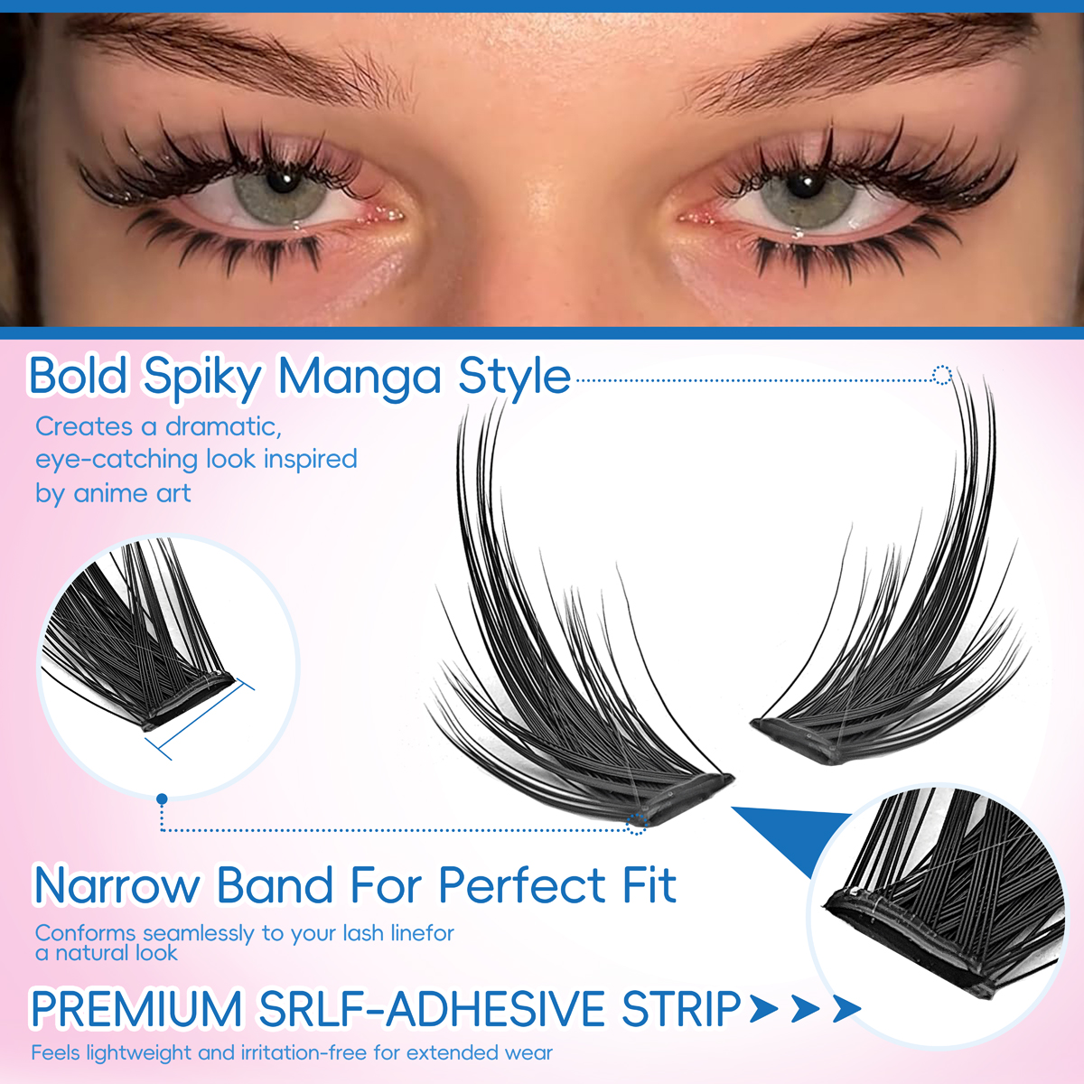 Anlinnet Self Adhesive Eyelash - Eyelash Extension No 9 recensione e prezzo
