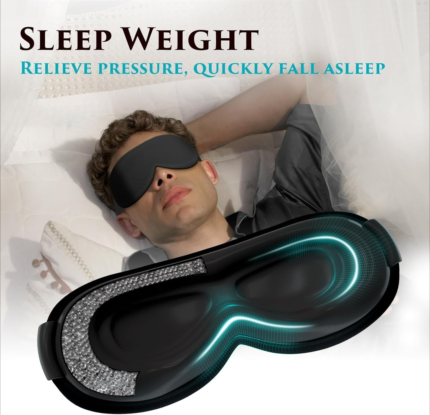 Eye Mask Cover for Sleeping -  - Eyelash Extension For Men recensione e prezzo