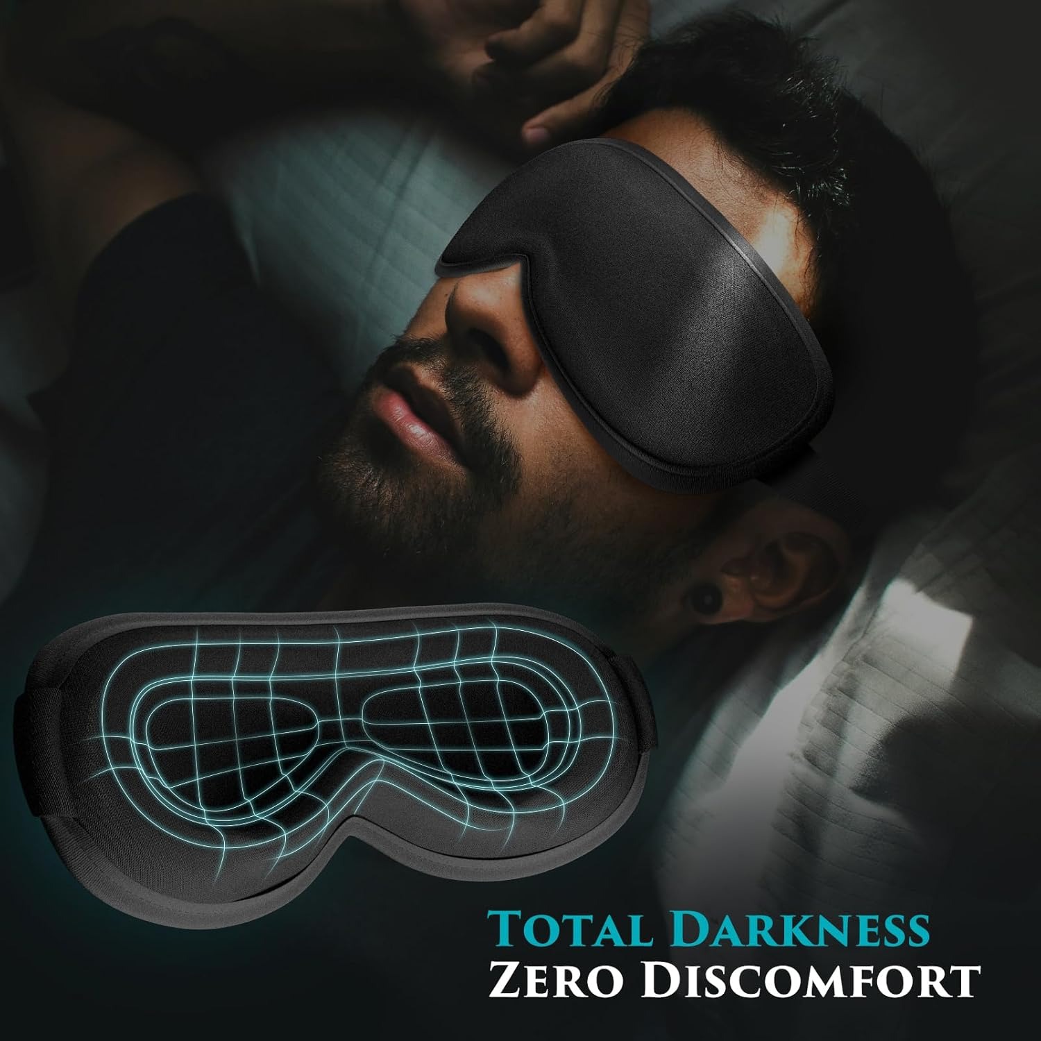 Eye Mask Cover for Sleeping -  - Eyelash Extension For Men recensione e prezzo