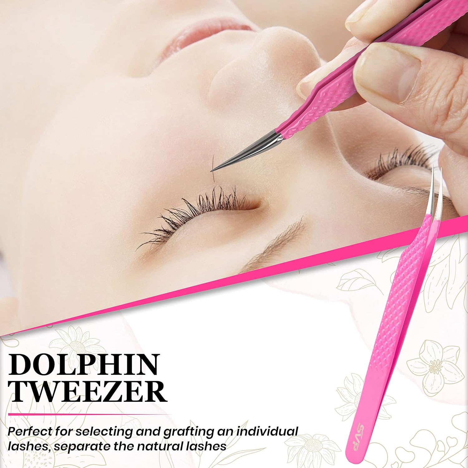 5Pcs Stainless Steel Eyelash E - Isolation Tweezer Curved recensione e prezzo