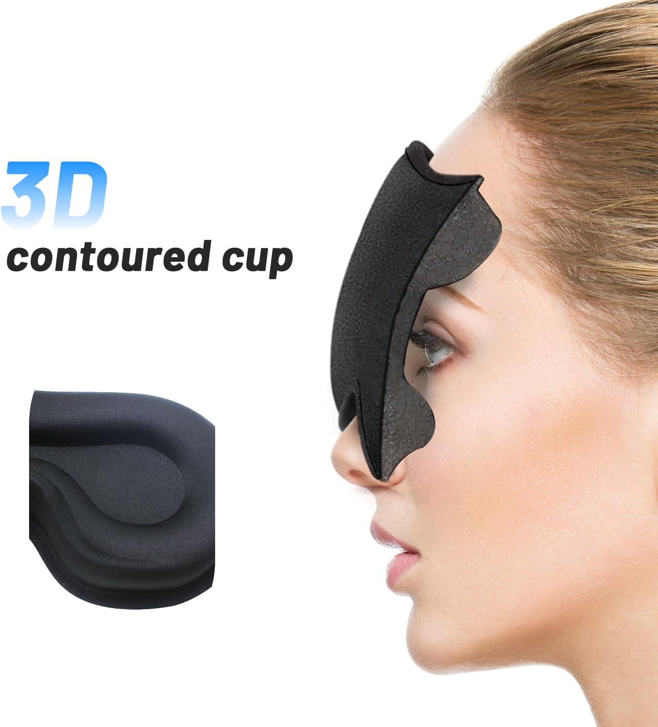 Sleep Eye Mask for Men Women,  - Eyelash Extension For Men recensione e prezzo