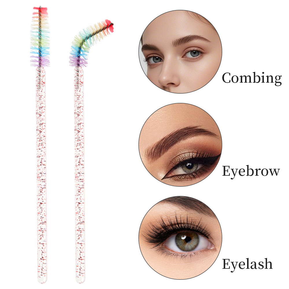 50PCS Rainbow Crystal Eyelash  - Eyelash Extension Course recensione e prezzo