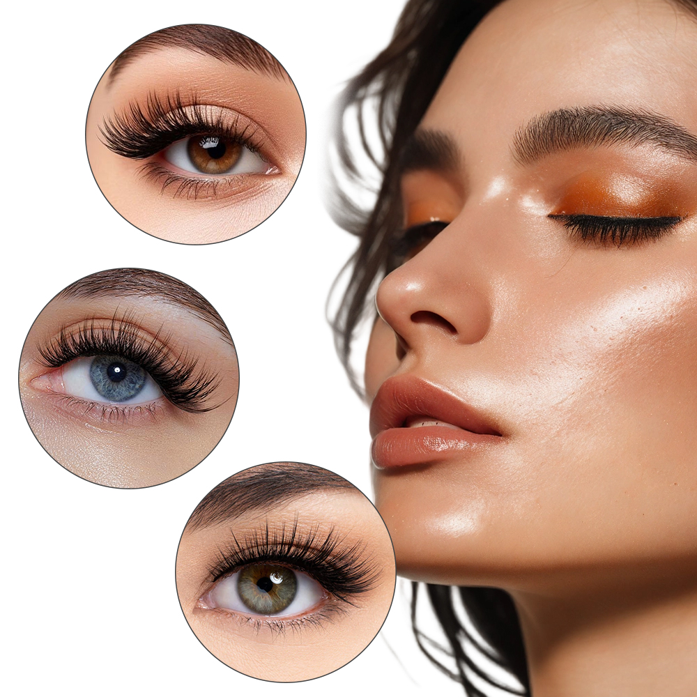 50PCS Rainbow Crystal Eyelash  - Eyelash Extension Course recensione e prezzo