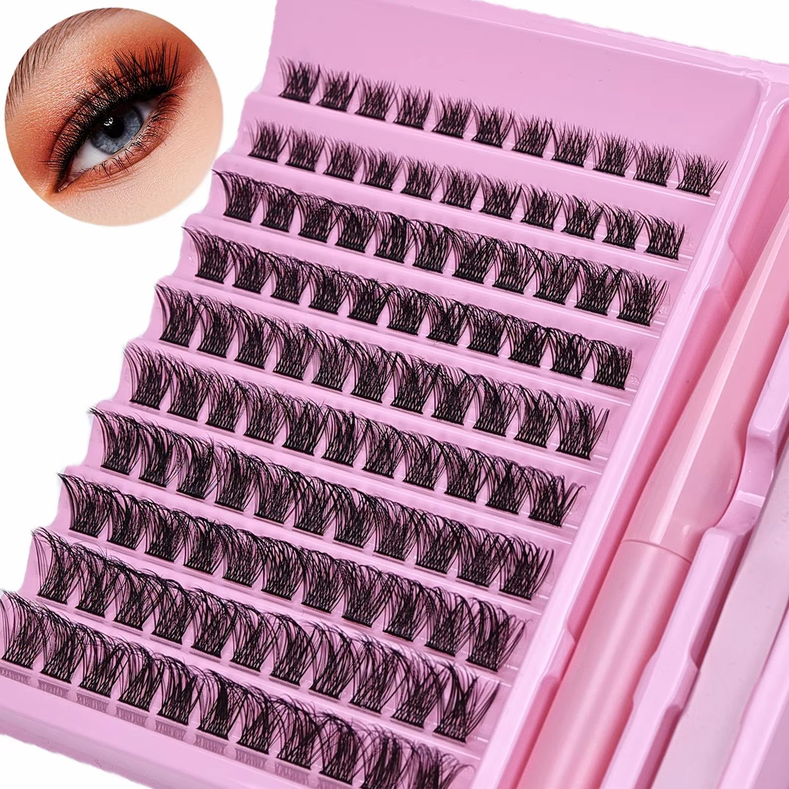 DIY Lash Clusters Extension Ki - Lash Extension Tweezers recensione e prezzo