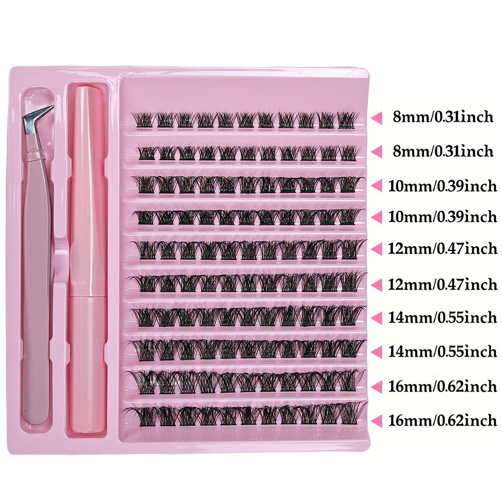 DIY Lash Clusters Extension Ki - Lash Extension Tweezers recensione e prezzo