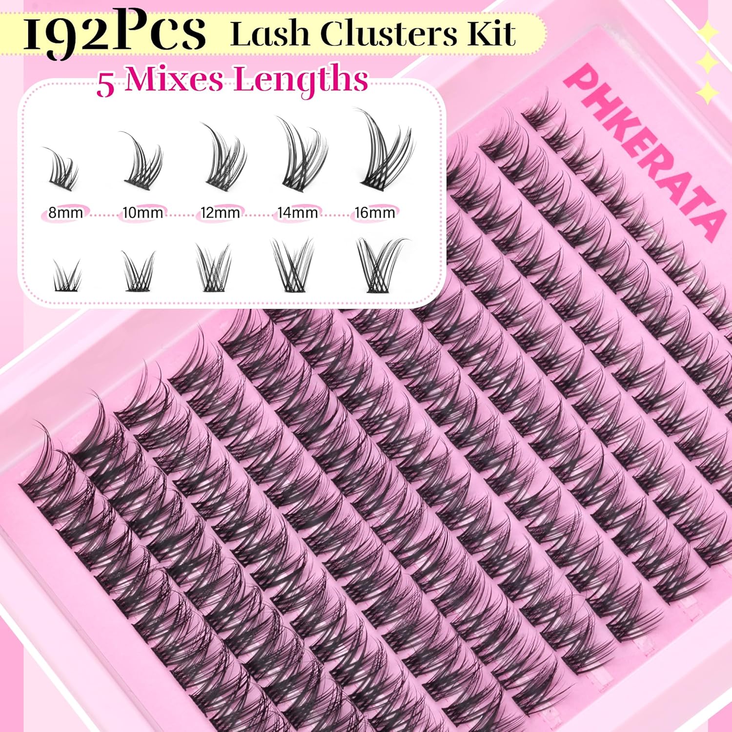 Wispy Lash Clusters Kit 192 Pc - Lash Extension Tweezers recensione e prezzo