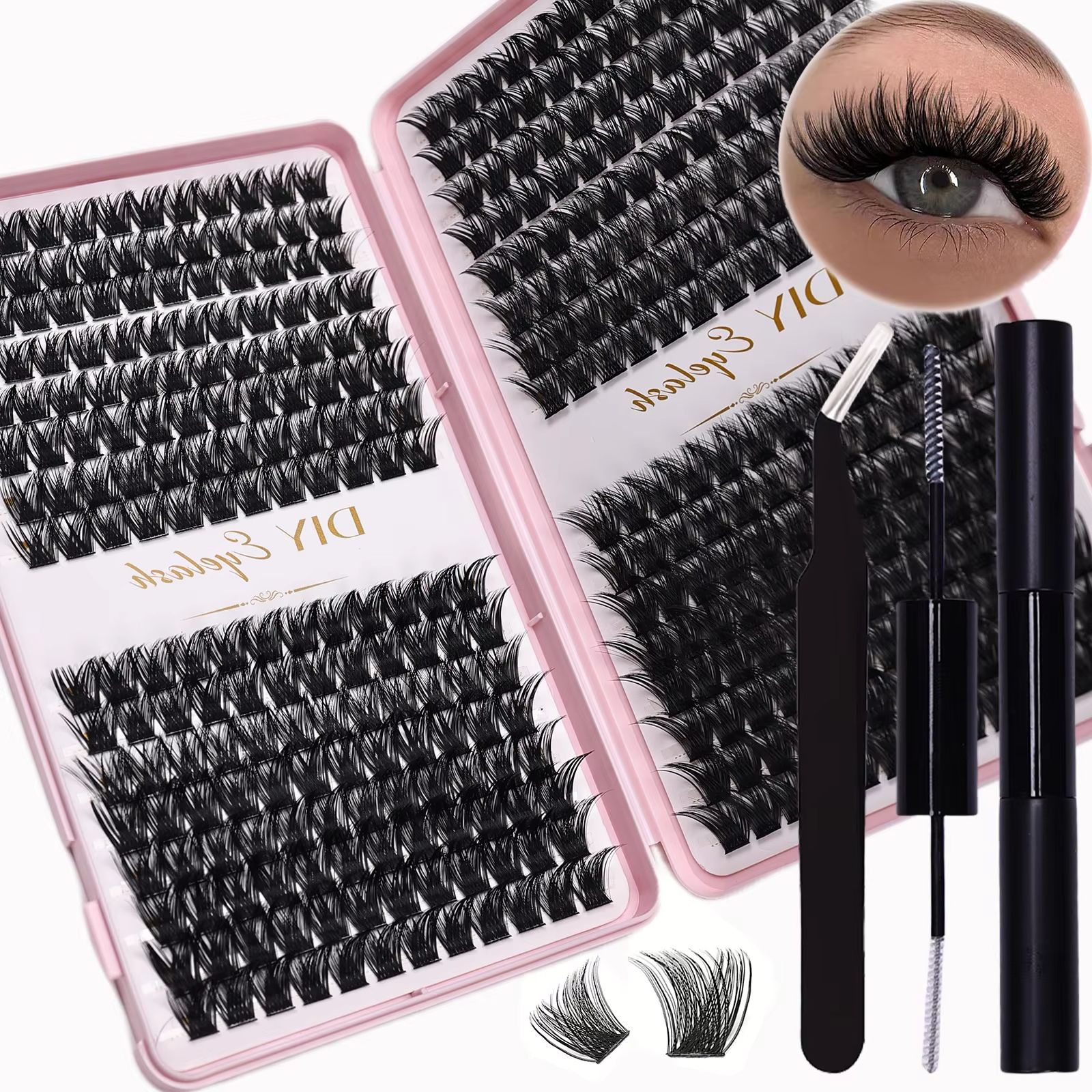 DIY Eyelash Extension Kit 384p - Lash Extension Tweezers recensione e prezzo