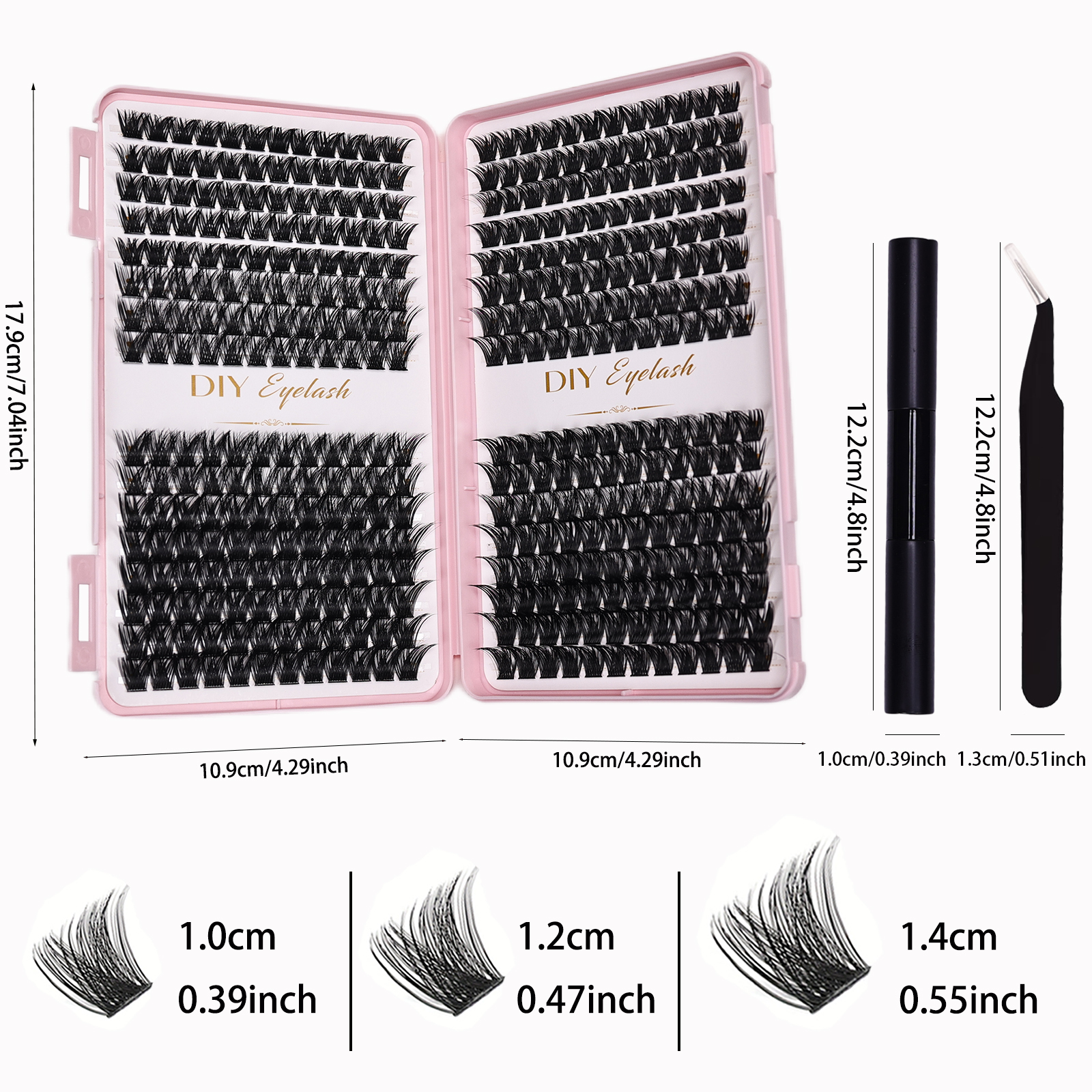 DIY Eyelash Extension Kit 384p - Lash Extension Tweezers recensione e prezzo