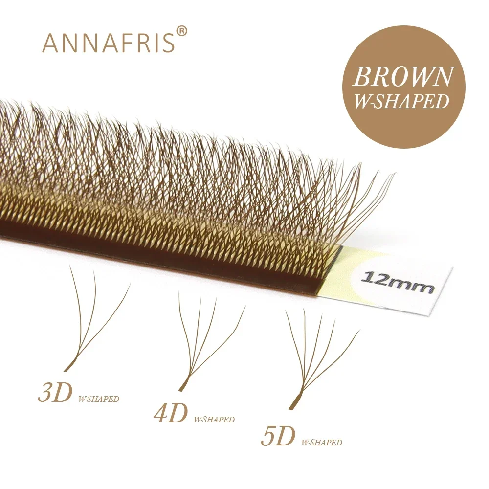 ANNAFRIS Brown W Shape Lash Ex - Eyelash Extension Yelix recensione e prezzo
