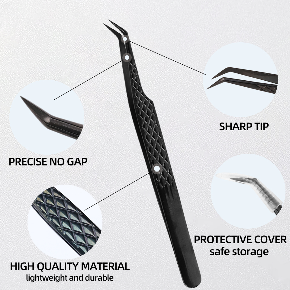 NEW 1pc Anti-static Right Angl - Isolation Tweezer Curved recensione e prezzo