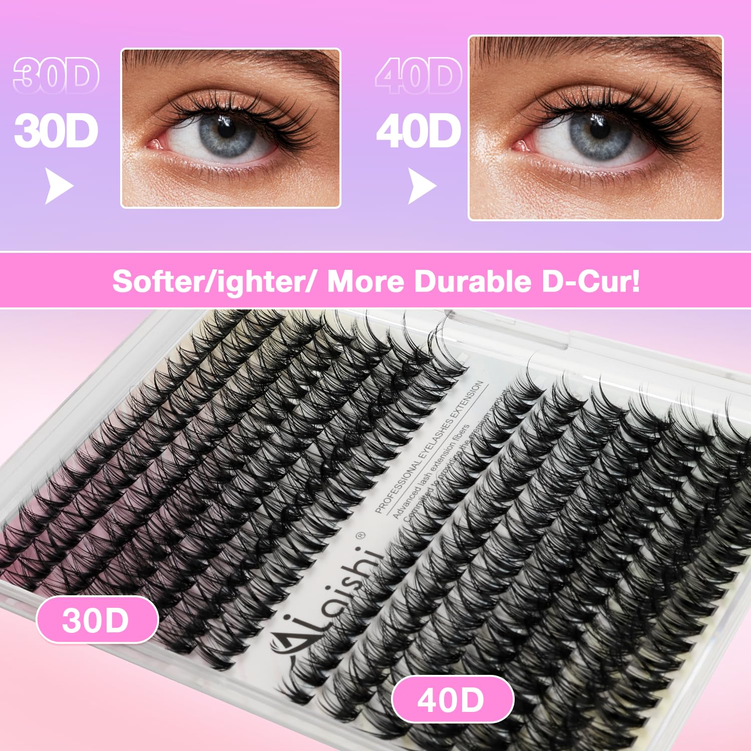 Lash Clusters Kit, DIY Cluster - Eyelash Extension No 9 recensione e prezzo