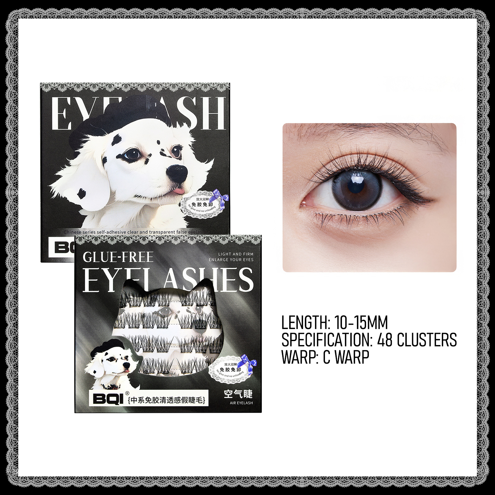 Manga Lashes No Glue 9-16mm Pr - Eyelash Extension No 9 recensione e prezzo