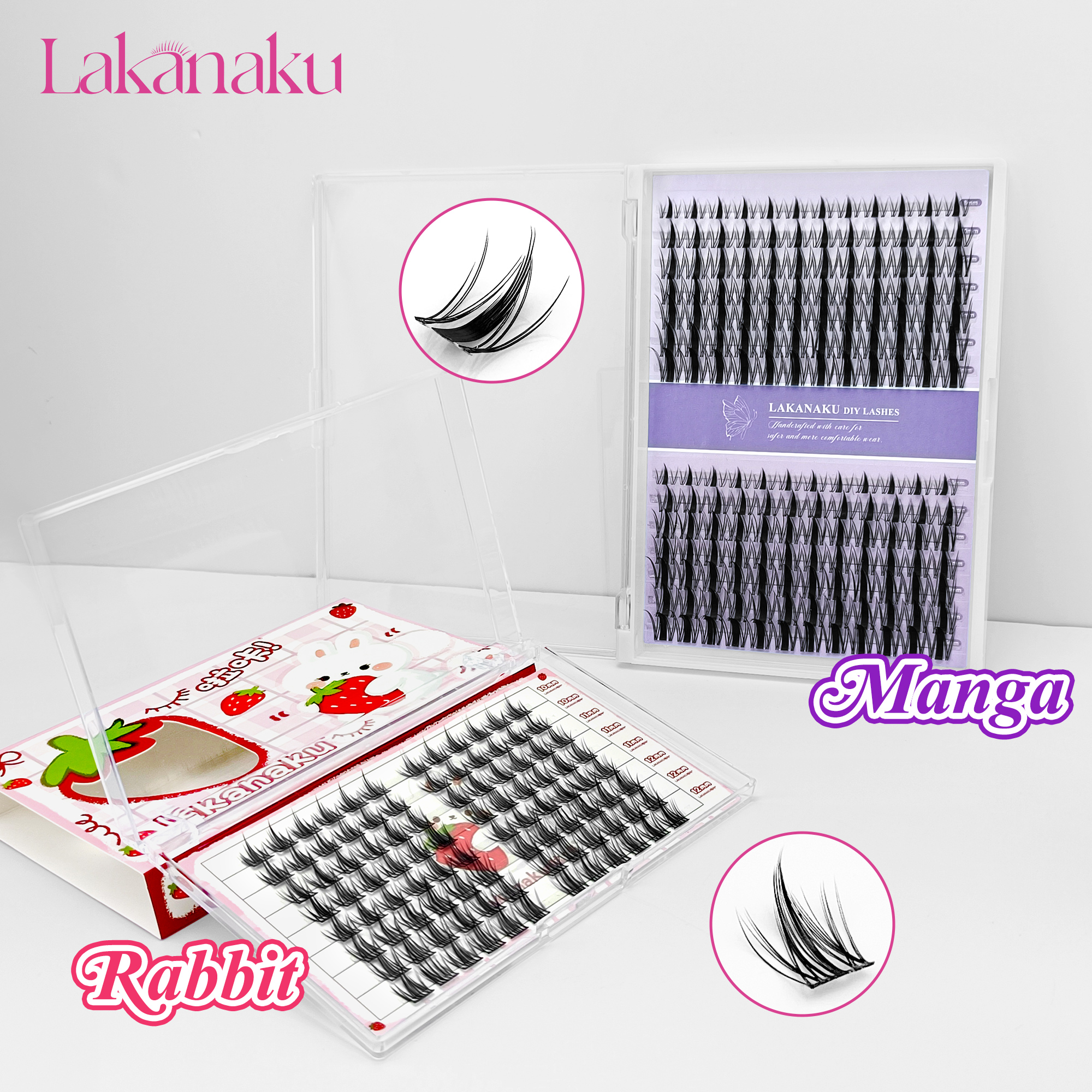 LAKANAKU Manhua Cluster Lashes - Eyelash Extension For Men recensione e prezzo