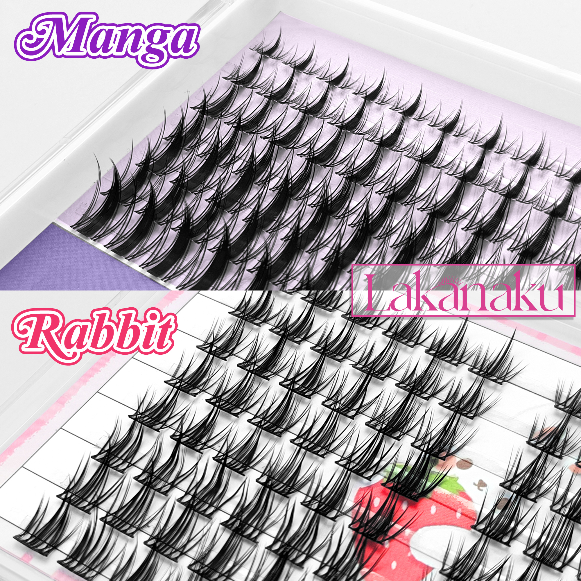 LAKANAKU Manhua Cluster Lashes - Eyelash Extension For Men recensione e prezzo