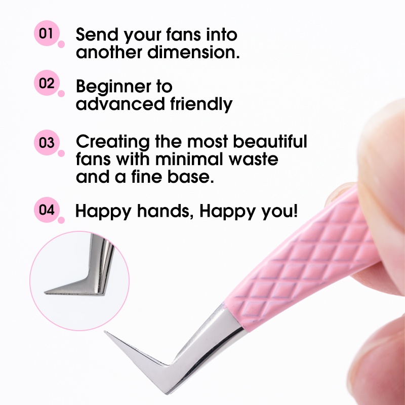 High Precision Eyelash Extensi - Isolation Tweezer Curved recensione e prezzo