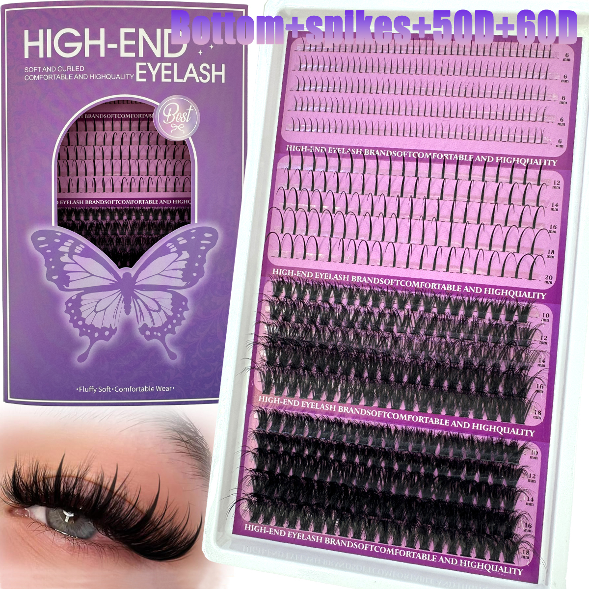 20Rows Lash Spikes Eyelash Clu - Eyelash Extension Wet Look recensione e prezzo