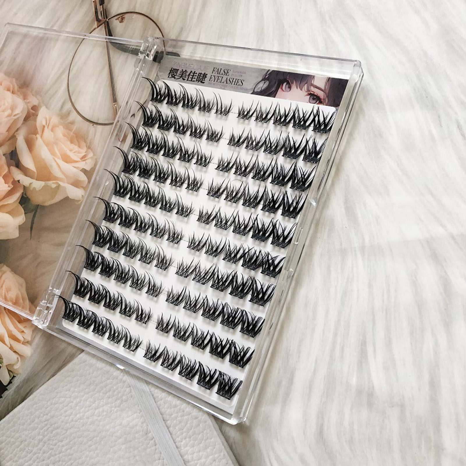 Fluffy Cluster Natural False E - Eyelash Extension No 9 recensione e prezzo