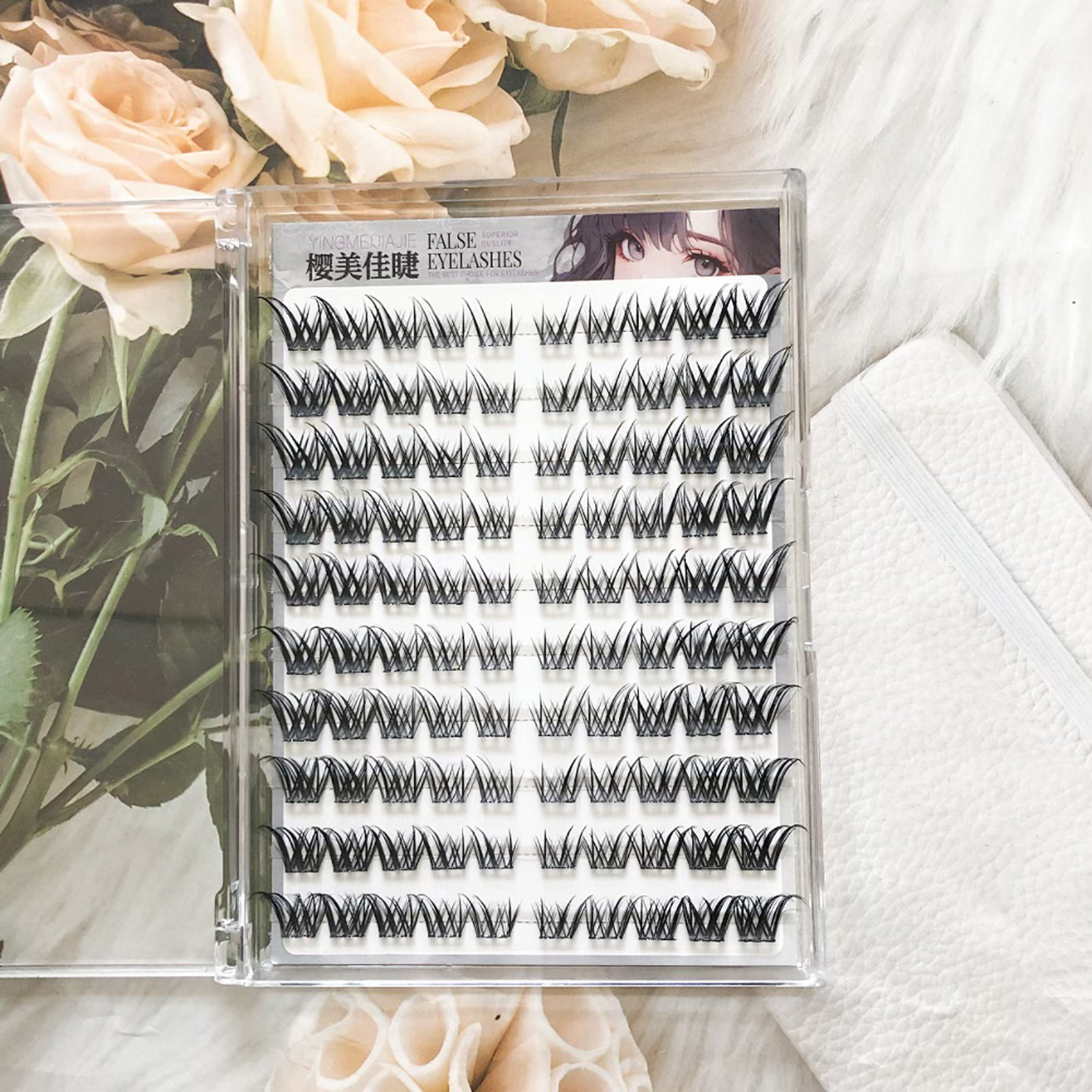Fluffy Cluster Natural False E - Eyelash Extension No 9 recensione e prezzo