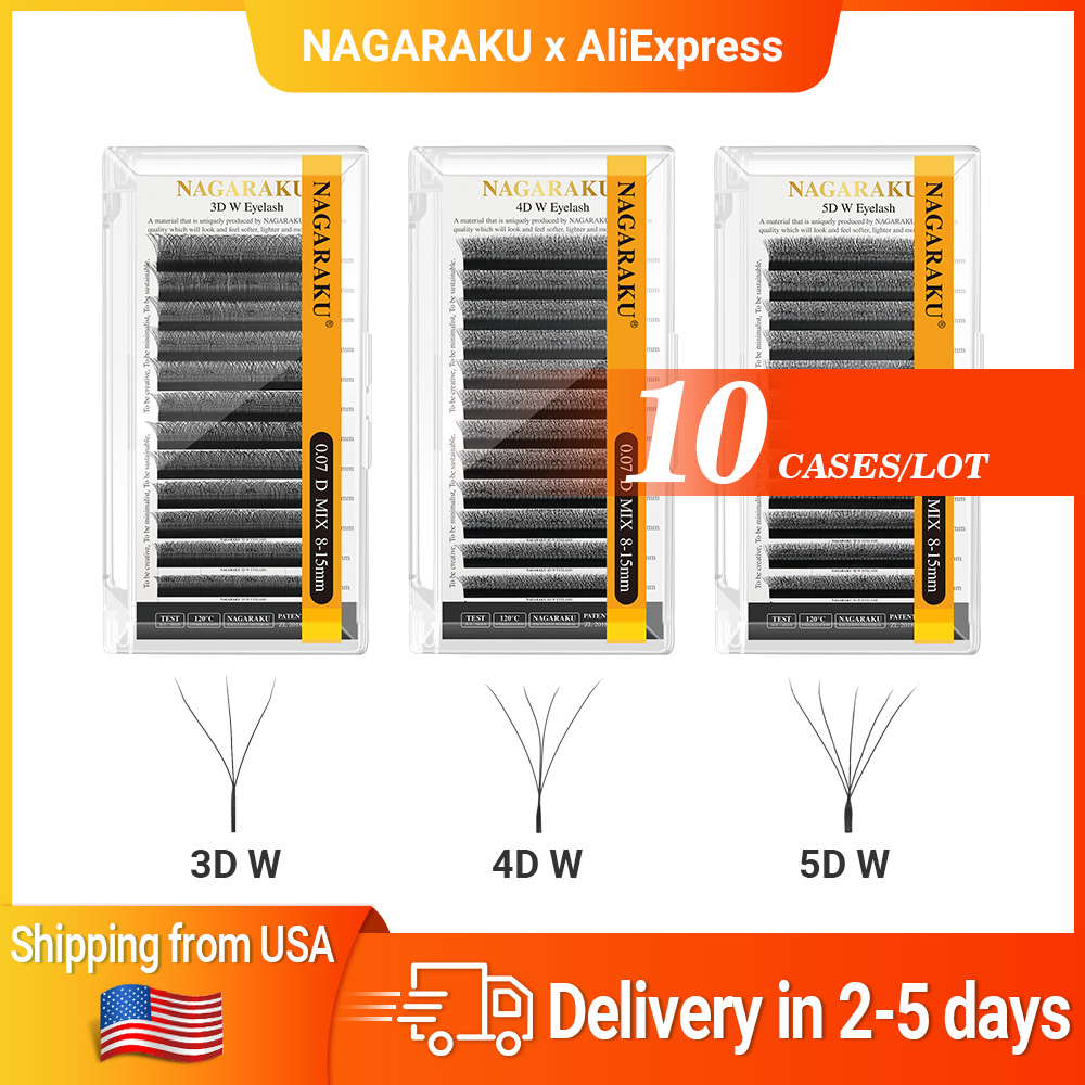 NAGARAKU Ship from USA 10 Case - Eyelash Extension Course recensione e prezzo