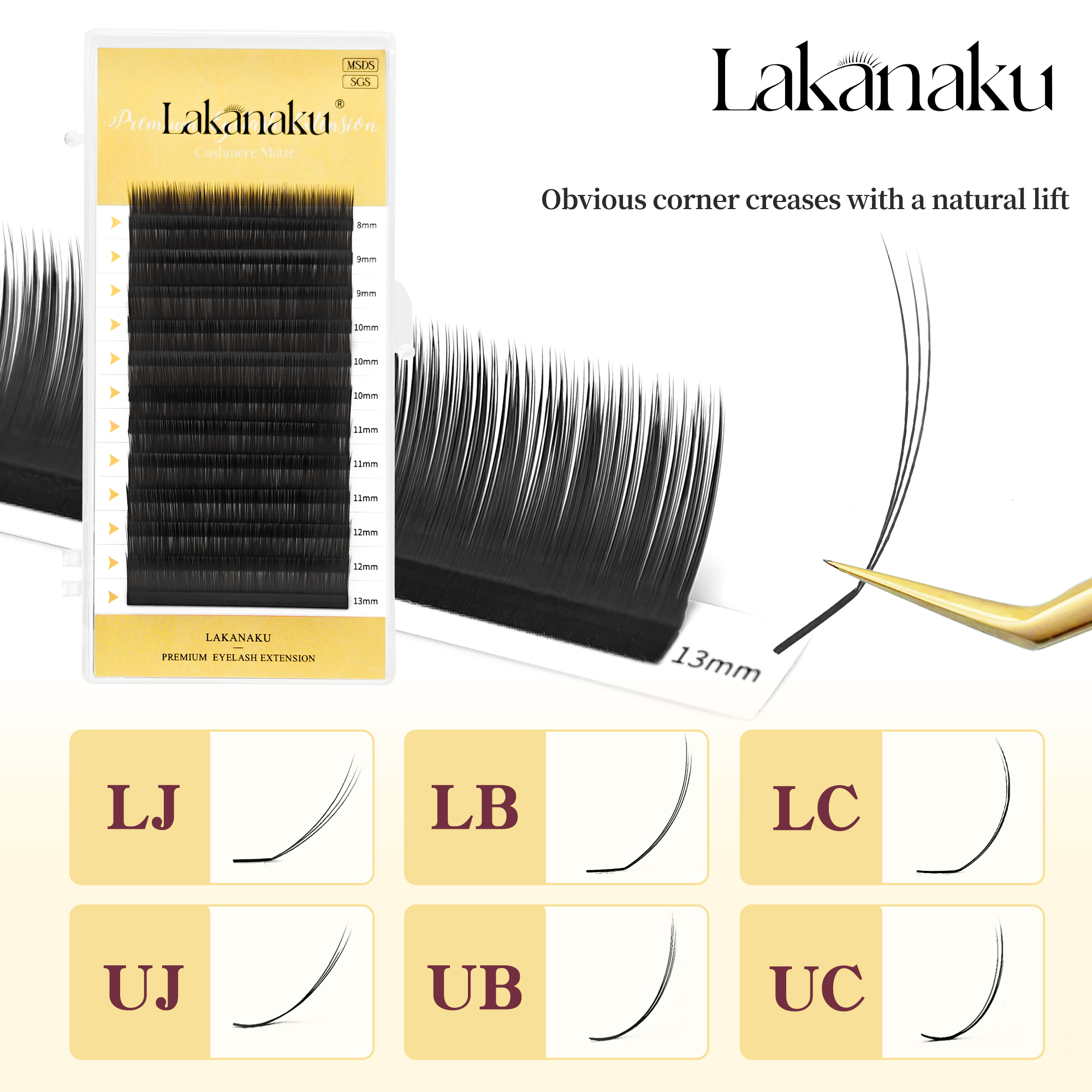 Abonnie UJ UB UC Camellia Lash - Eyelash Extension For Men recensione e prezzo