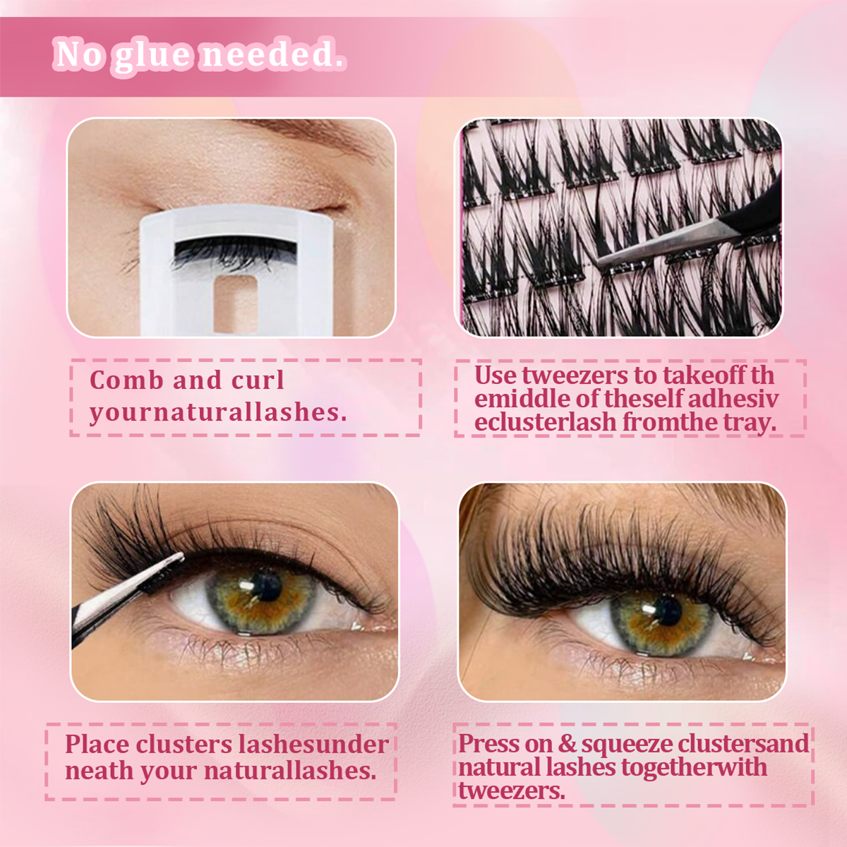 DIY No-glue False Eyelashes,10 - Eyelash Extension No 9 recensione e prezzo